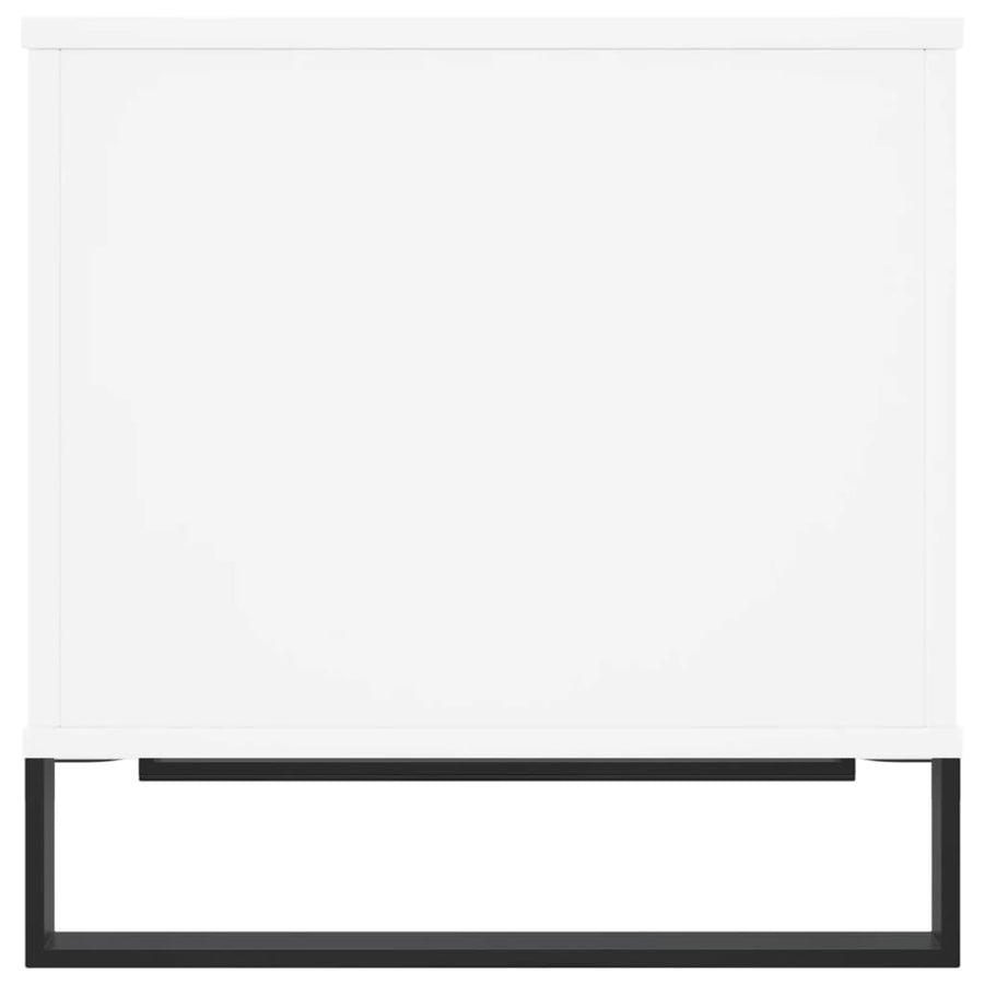 Salontafel 60X44,5X45 Cm Bewerkt Hout Wit