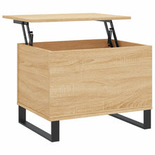 Salontafel 60X44,5X45 Cm Bewerkt Hout Kleurig Sonoma eiken