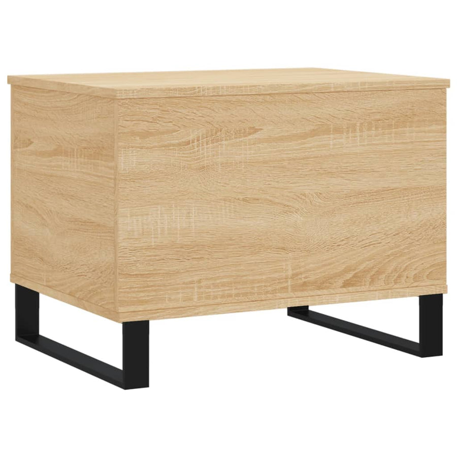 Salontafel 60X44,5X45 Cm Bewerkt Hout Kleurig Sonoma eiken