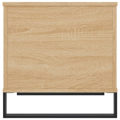 Salontafel 60X44,5X45 Cm Bewerkt Hout Kleurig Sonoma eiken