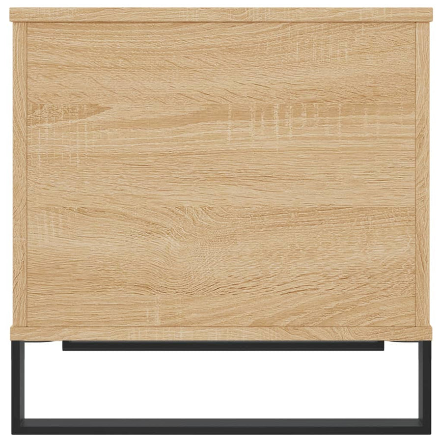 Salontafel 60X44,5X45 Cm Bewerkt Hout Kleurig Sonoma eiken