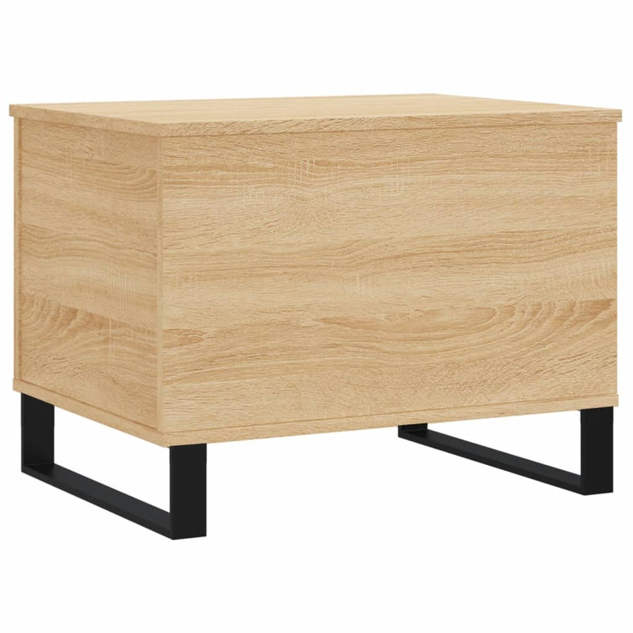 Salontafel 60X44,5X45 Cm Bewerkt Hout Kleurig Sonoma eiken