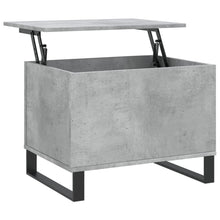 Salontafel 60X44,5X45 Cm Bewerkt Hout Betongrijs