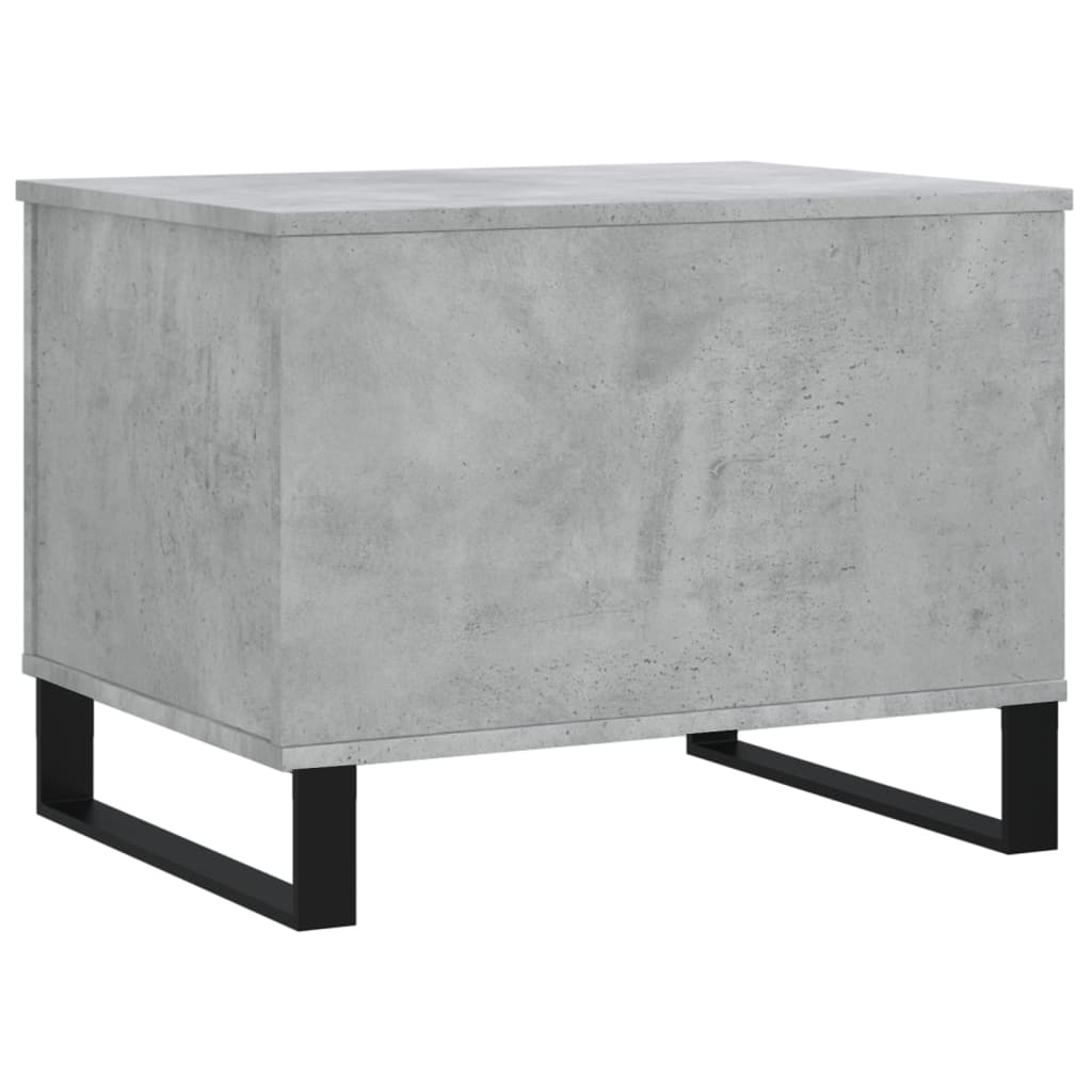 Salontafel 60X44,5X45 Cm Bewerkt Hout Betongrijs