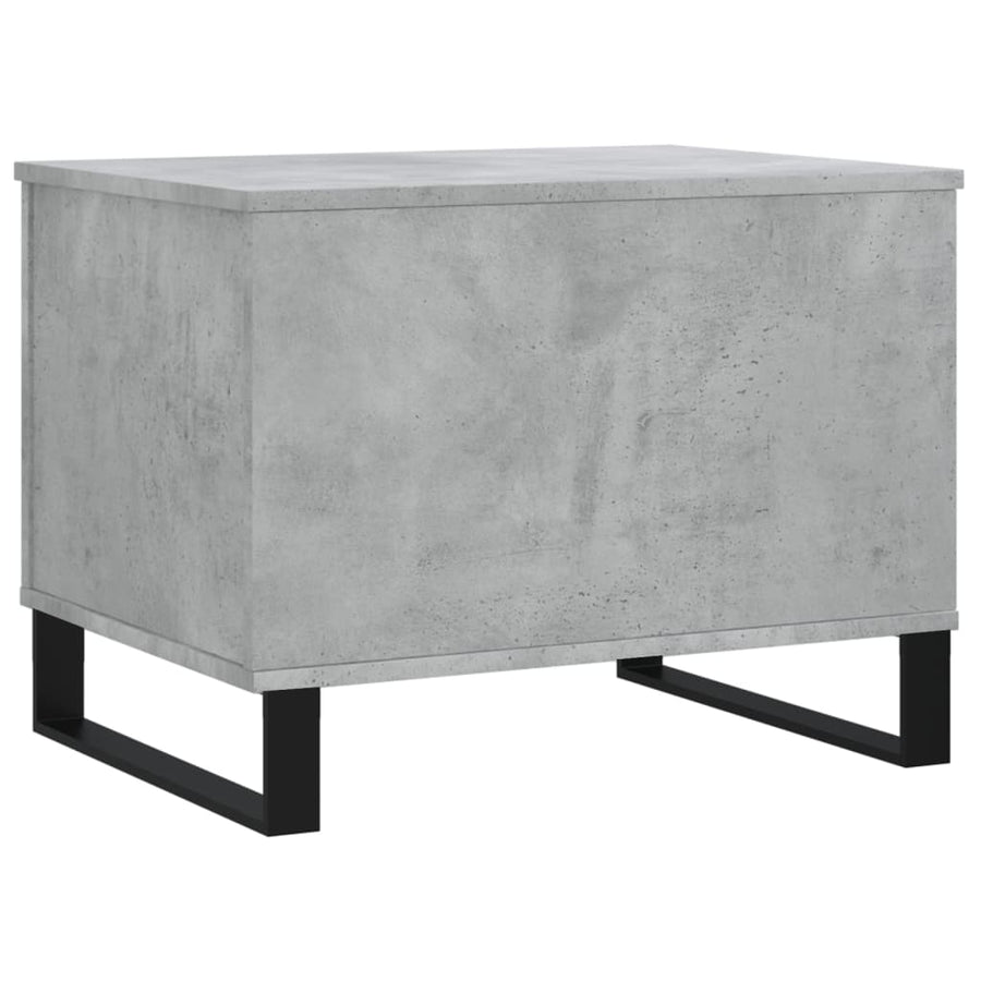 Salontafel 60X44,5X45 Cm Bewerkt Hout Betongrijs