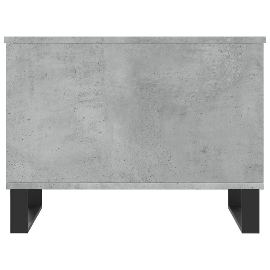 Salontafel 60X44,5X45 Cm Bewerkt Hout Betongrijs
