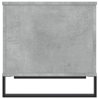 Salontafel 60X44,5X45 Cm Bewerkt Hout Betongrijs