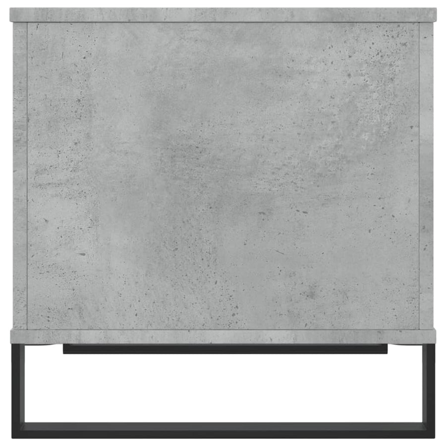 Salontafel 60X44,5X45 Cm Bewerkt Hout Betongrijs