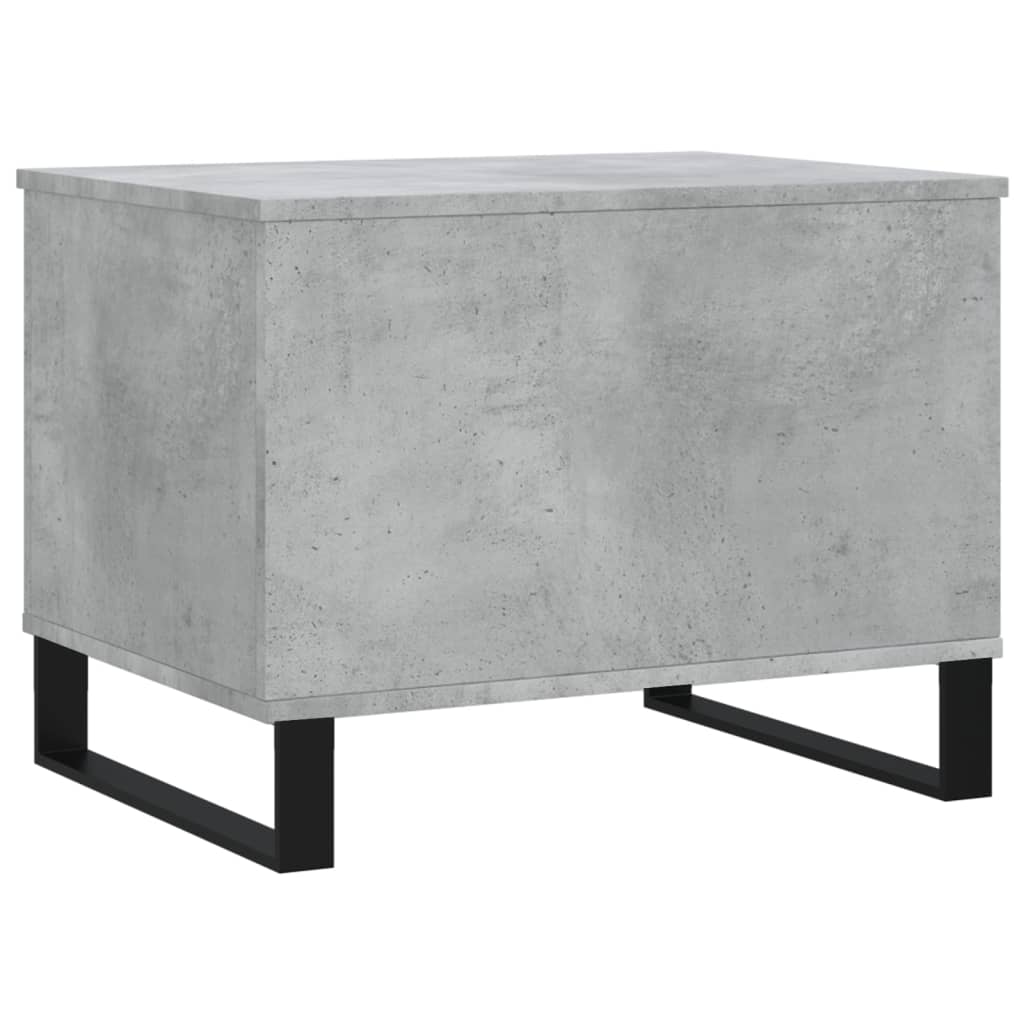 Salontafel 60X44,5X45 Cm Bewerkt Hout Betongrijs