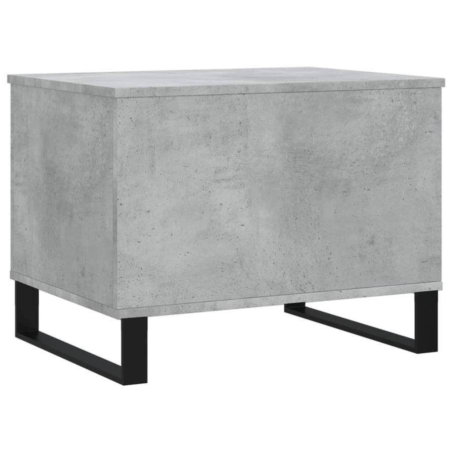Salontafel 60X44,5X45 Cm Bewerkt Hout Betongrijs