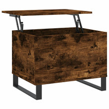 Salontafel 60X44,5X45 Cm Bewerkt Hout Kleurig Gerookt eiken