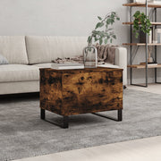 Salontafel 60x44,5x45 cm bewerkt hout gerookt eiken