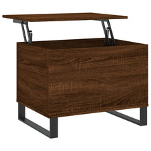 Salontafel 60X44,5X45 Cm Bewerkt Hout Bruin Eikenkleur Bruineiken