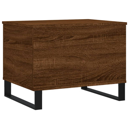 Salontafel 60X44,5X45 Cm Bewerkt Hout Bruin Eikenkleur Bruineiken