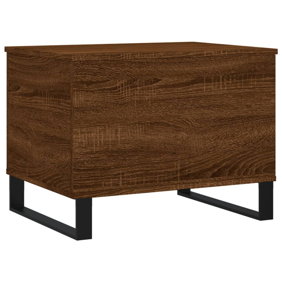 Salontafel 60X44,5X45 Cm Bewerkt Hout Bruin Eikenkleur Bruineiken