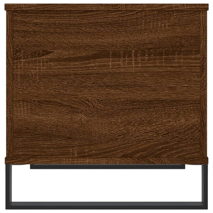 Salontafel 60X44,5X45 Cm Bewerkt Hout Bruin Eikenkleur Bruineiken