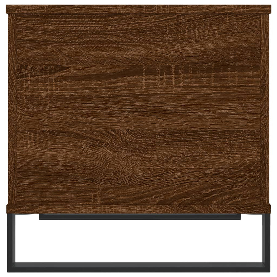 Salontafel 60X44,5X45 Cm Bewerkt Hout Bruin Eikenkleur Bruineiken