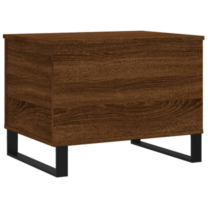 Salontafel 60X44,5X45 Cm Bewerkt Hout Bruin Eikenkleur Bruineiken