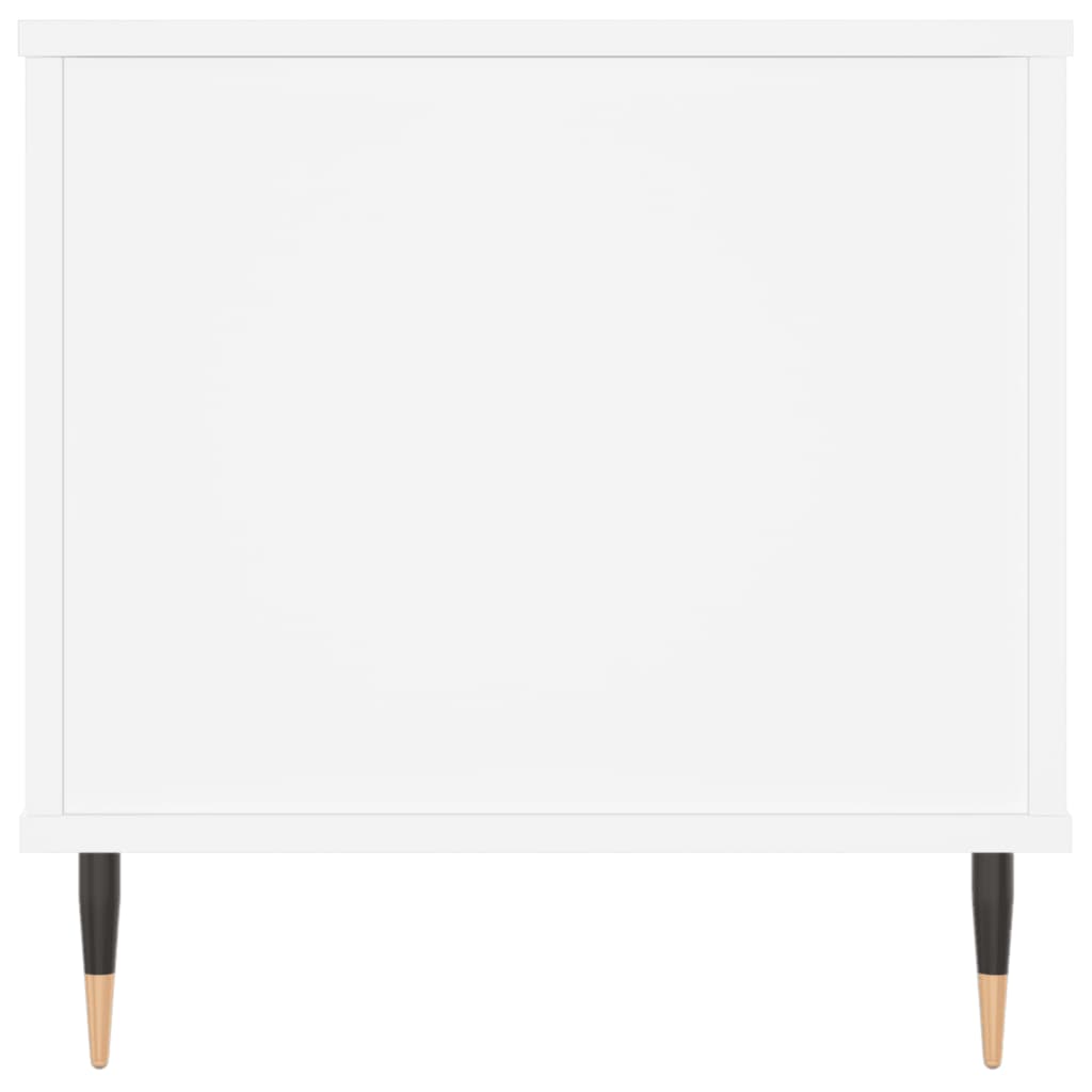 Salontafel 90X44,5X45 Cm Bewerkt Hout Wit
