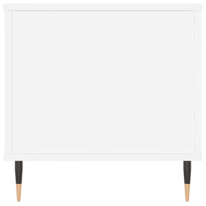 Salontafel 90X44,5X45 Cm Bewerkt Hout Wit