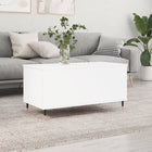 Coffee table 90x44.5x45 cm processed wood white