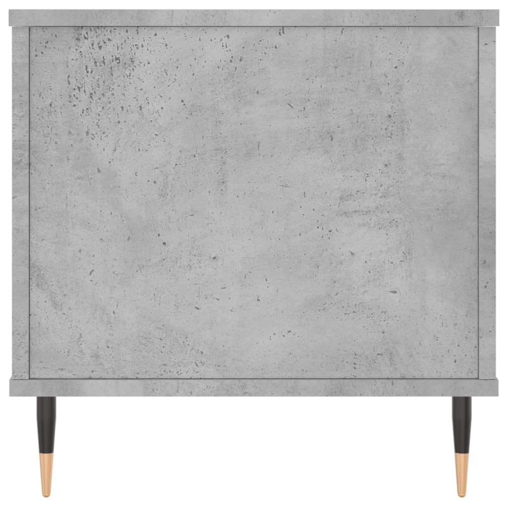 Salontafel 90X44,5X45 Cm Bewerkt Hout Betongrijs