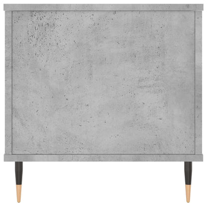 Salontafel 90X44,5X45 Cm Bewerkt Hout Betongrijs