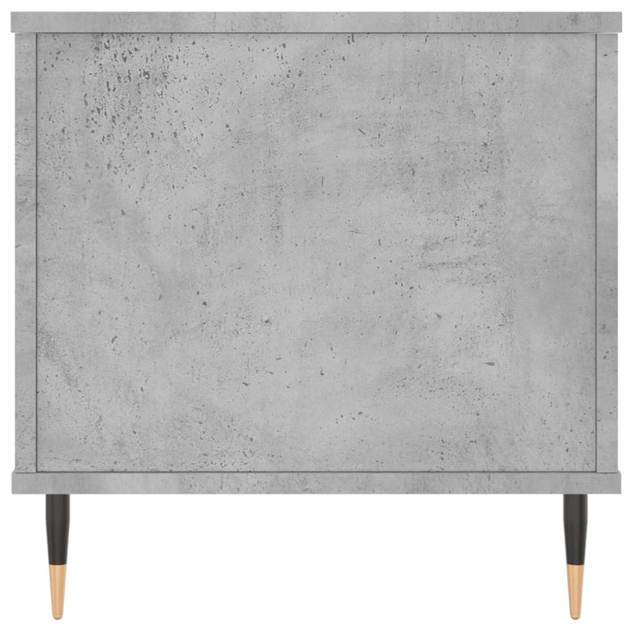 Salontafel 90X44,5X45 Cm Bewerkt Hout Betongrijs