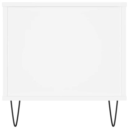 Salontafel 90X44,5X45 Cm Bewerkt Hout Wit