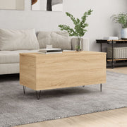 Salontafel 90x44,5x45 cm bewerkt hout sonoma eiken