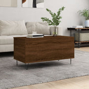 Salontafel 90x44,5x45 cm bewerkt hout bruin