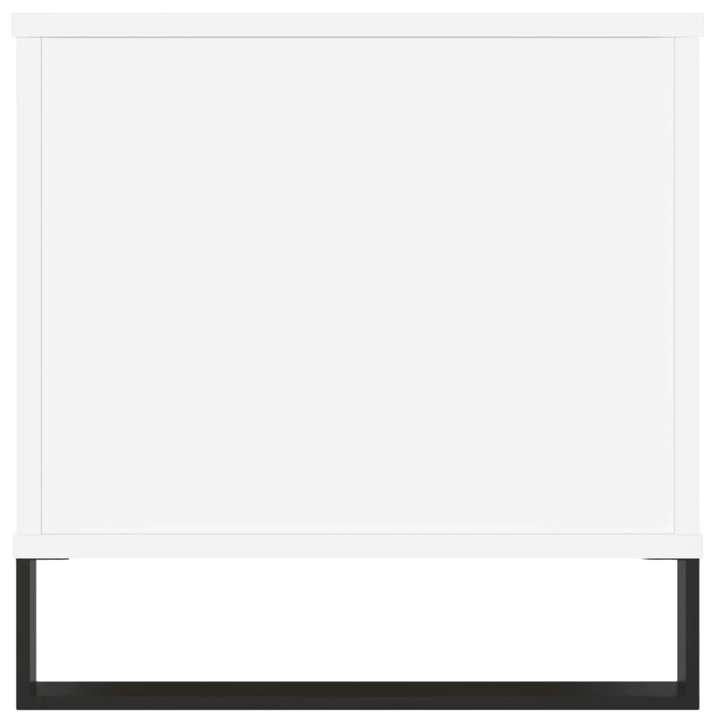 Salontafel 90X44,5X45 Cm Bewerkt Hout Wit