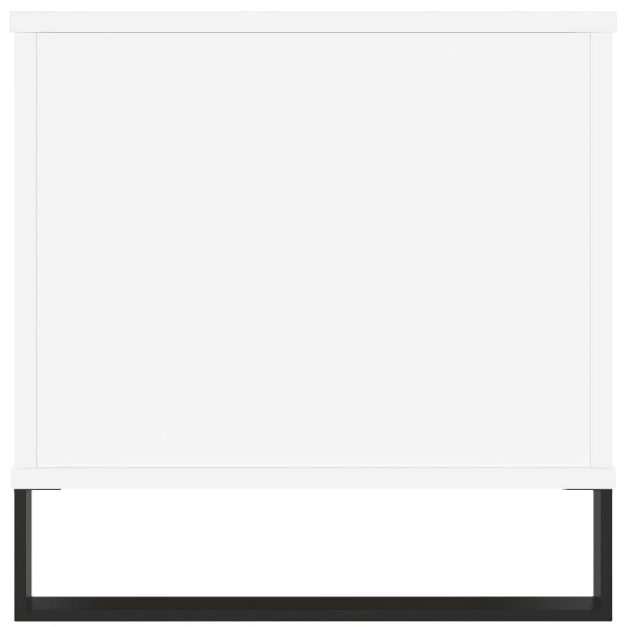 Salontafel 90X44,5X45 Cm Bewerkt Hout Wit