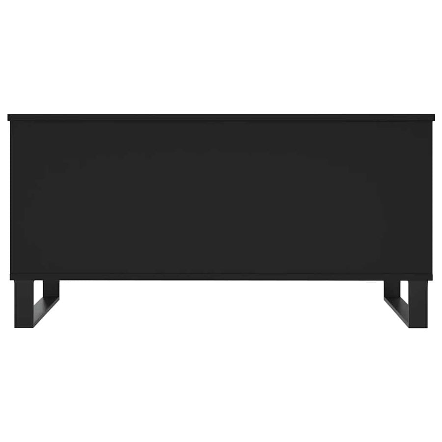 Salontafel 90x44,5x45 cm bewerkt hout zwart