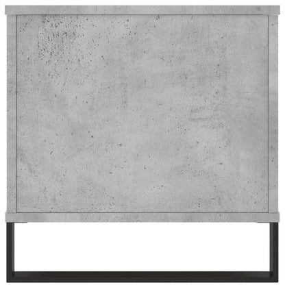 Salontafel 90X44,5X45 Cm Bewerkt Hout Betongrijs