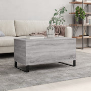 Salontafel 90x44,5x45 cm bewerkt hout grijs