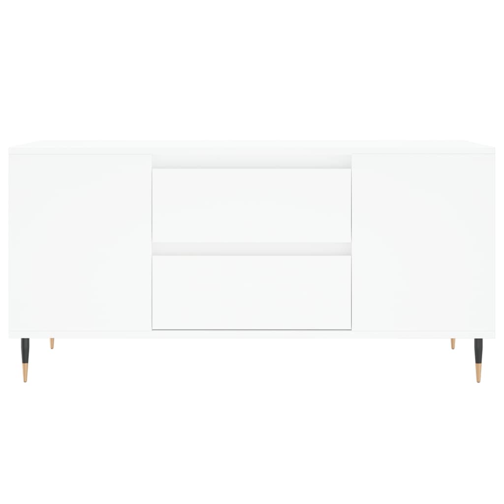 Salontafel 02X44,5X50 Cm Bewerkt Hout Wit