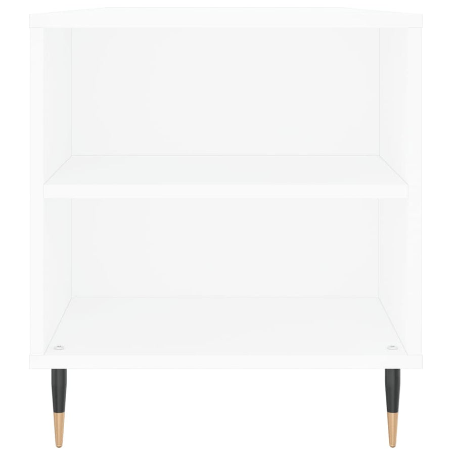 Salontafel 02X44,5X50 Cm Bewerkt Hout Wit