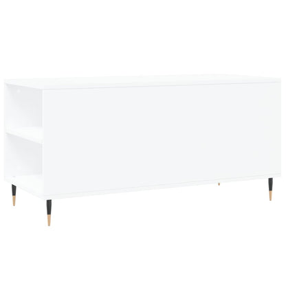 Salontafel 02X44,5X50 Cm Bewerkt Hout Wit