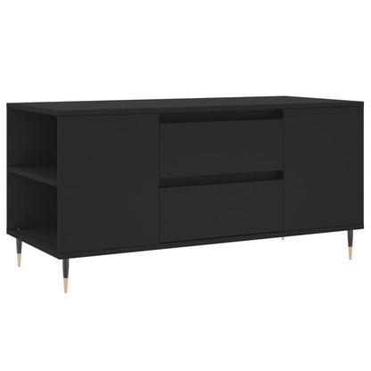 Salontafel 02X44,5X50 Cm Bewerkt Hout Zwart