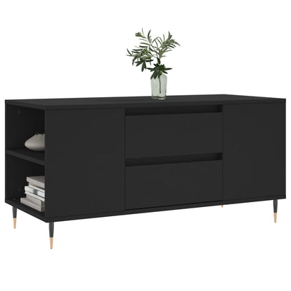 Salontafel 02X44,5X50 Cm Bewerkt Hout Zwart