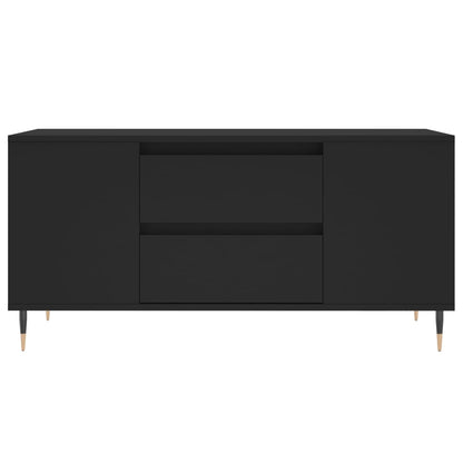 Salontafel 02X44,5X50 Cm Bewerkt Hout Zwart