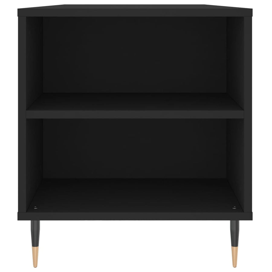 Salontafel 02X44,5X50 Cm Bewerkt Hout Zwart