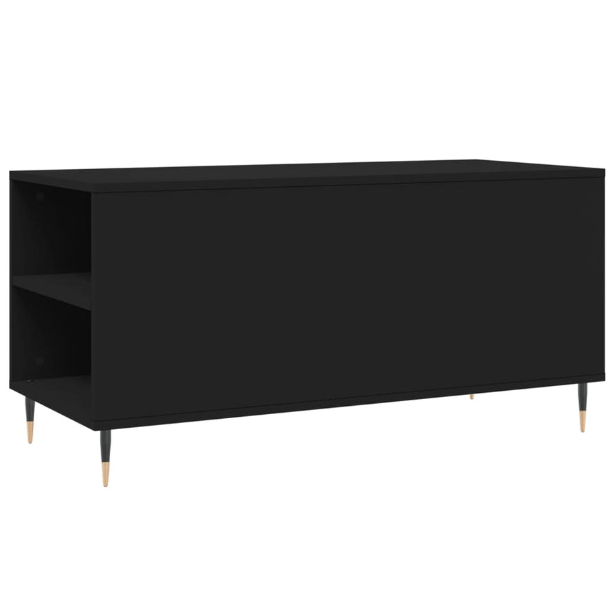 Salontafel 02X44,5X50 Cm Bewerkt Hout Zwart