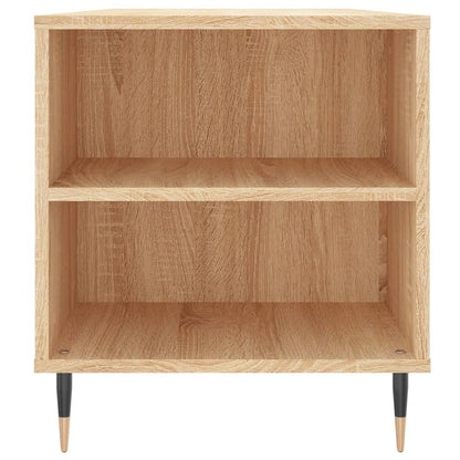 Salontafel 102X44,5X50 Cm Bewerkt Hout Kleurig Sonoma eiken