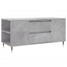 Salontafel 102X44,5X50 Cm Bewerkt Hout Betongrijs