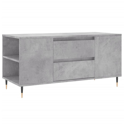 Salontafel 102X44,5X50 Cm Bewerkt Hout Betongrijs