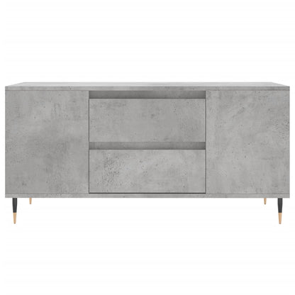 Salontafel 102X44,5X50 Cm Bewerkt Hout Betongrijs