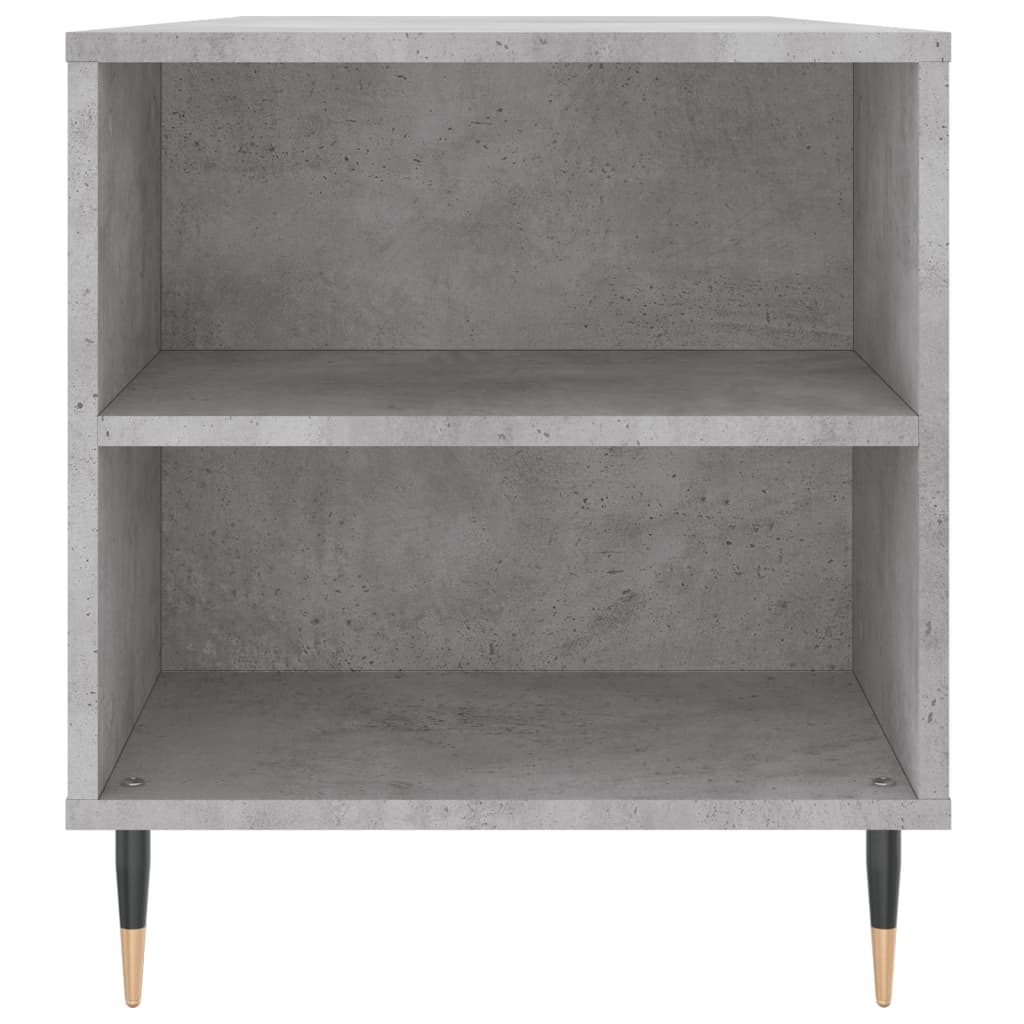 Salontafel 102X44,5X50 Cm Bewerkt Hout Betongrijs