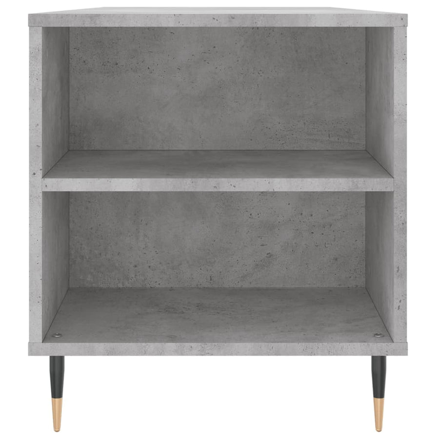 Salontafel 102X44,5X50 Cm Bewerkt Hout Betongrijs